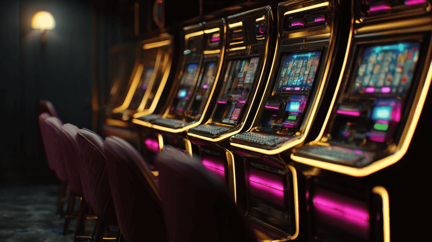 Kolaż przedstawiający sceny z różnych gier kasynowych